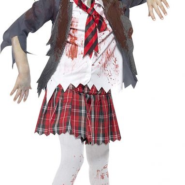 Disfraz de Colegiala Zombi Halloween- Smiffys-43025L