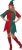 Disfraz de Elfa Duende con gorro y túnica – Rojo y verde – Smiffys