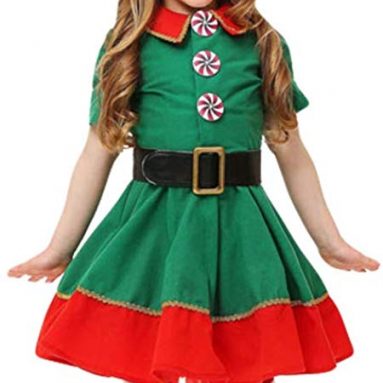 Disfraz de Elfo Niños Infantil – Disfraz de Duende de Navidad
