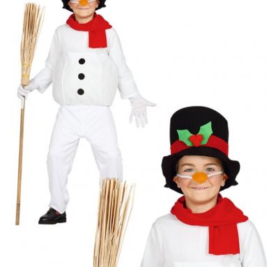 Disfraz de Muñeco de Nieve Infantil – Varias Tallas