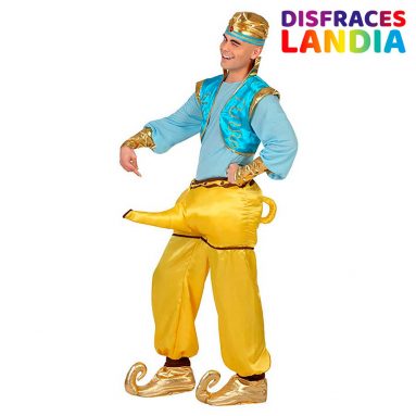Disfraz Aladino Genio Lámpara – Original Divertido