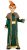 Disfraz Infantil de Rey Mago, Color verde – Varias Tallas