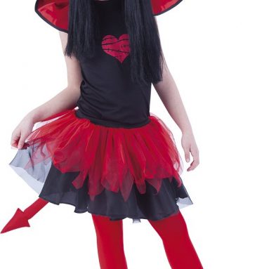 Disfraz infantil Diablesa Tutu Halloween Rubies S8412