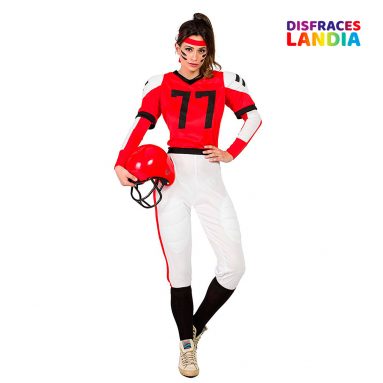 Disfraz Jugadora Rugby Fútbol Americano