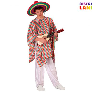 Disfraz Mejicano Mexicano – Talla M-L – Multicolor para Hombre Adulto