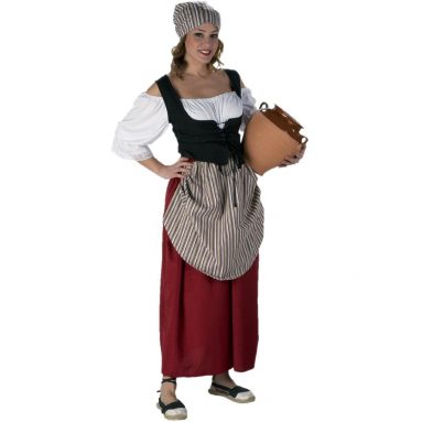 Disfraz de Tabernera Mesonera – Talla única