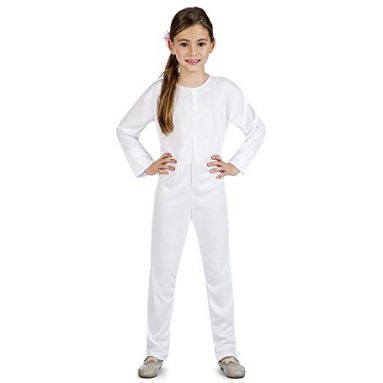 Disfraz mono color blanco Talla 3-4 años infantil
