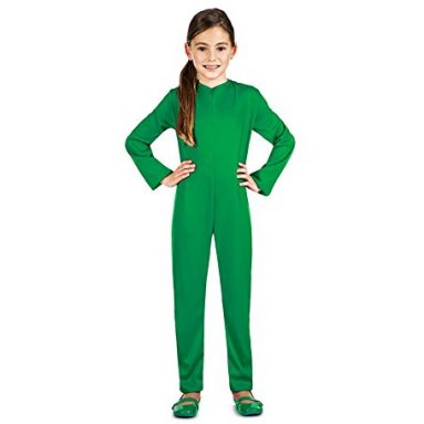 Maillot mono color Verde Talla 5-6 años infantil