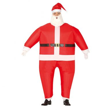Disfraz de Papá Noel Hinchable para Hombre Guirca