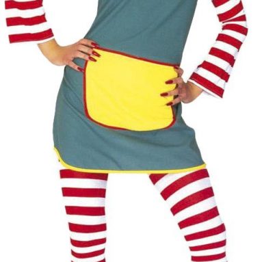 Disfraz de pippy calzaslargas sexy para mujer, talla S