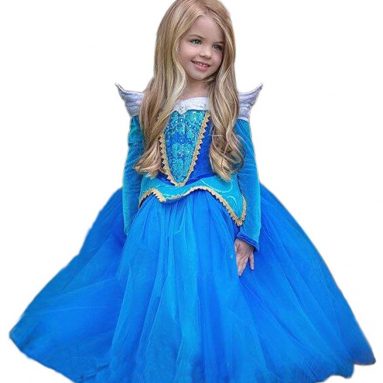 Disfraz Princesa Aurora Azul