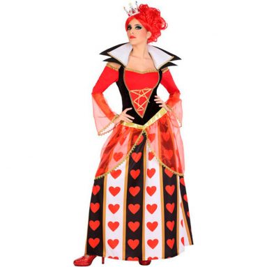Disfraz Reina de Corazones, Color Rojo – Atosa-54487