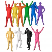 Disfraz Segunda Piel Unisex Traje de Cuerpo Completo Body Medias Traje Disfraces Invisible Halloween Carnaval