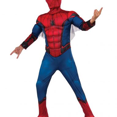 Spiderman – Disfraz infantil con músculos Premium, S (Rubie’s Spain 630731-S)