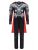 Disfraz para Niños Mono Manga Larga con Capa Roja Traje Muscular 3D Disfraces de Fiesta Cumpleaños Halloween Cosplay