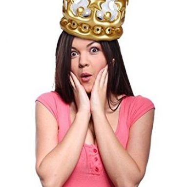Corona hinchable – Despedida soltera -Queen for the day
