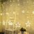 Luces de Cortina de Estrella LED  2,5m 12 Estrellas 138 Led 8 Modos – Jardín Bodas Eventos