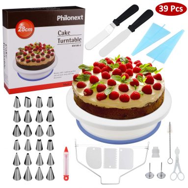 Mesa Plato Giratorio Soporte Tartas Pasteles Decoración