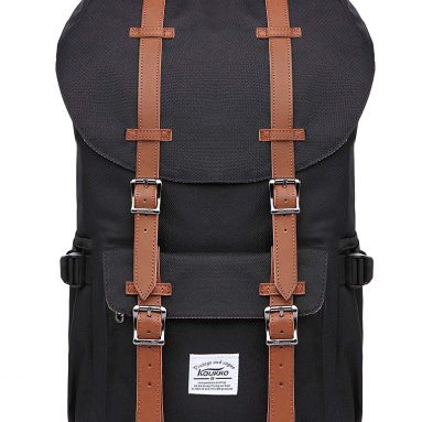 KAUKKO Mochilas Tipo Casual Compartimento para 15″ Portátil 22 litros Negro