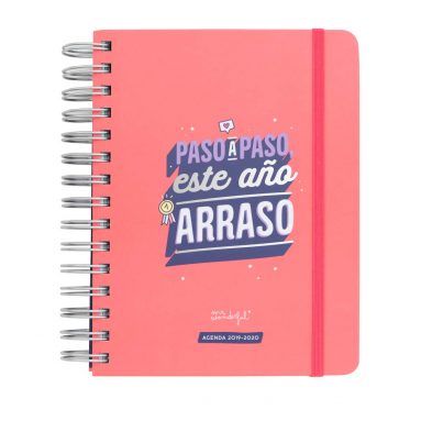 Mr Wonderful Agenda Diario 2019 2020 – “Paso a Paso este Año Arraso”
