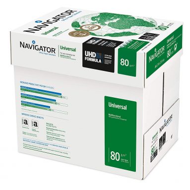 Navigator Universal – Papel de impresión 2500 hojas (A4, 5 x 500 hojas, 80 g/m2)