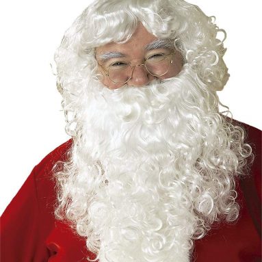 Peluca Y Barba con Bigote Papa Noel – Rubies