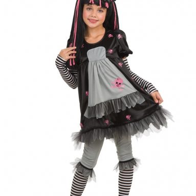 Rubies – Disfraz Infantil de Black Dolly – Gothicas 884681