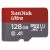 SanDisk Ultra – Tarjeta de memoria microSDXC de 128 GB con adaptador SD, velocidad de lectura hasta 100 MB/s, Clase 10 U1 y A1