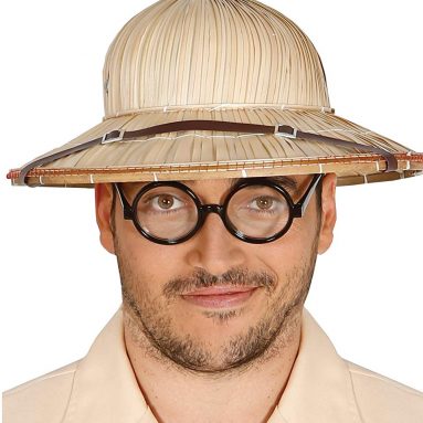 Sombrero explorador paja, Talla única Guirca