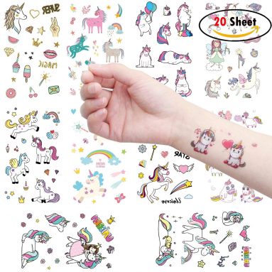 Tatuajes Unicornio Temporales – Cumpleaños Piñatas