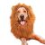 Peluca de León para perro ajustable – Mascotas disfraz